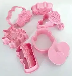 6-Piece Halloween Cookie Cutter And Embosser Set For Festive Baking 1