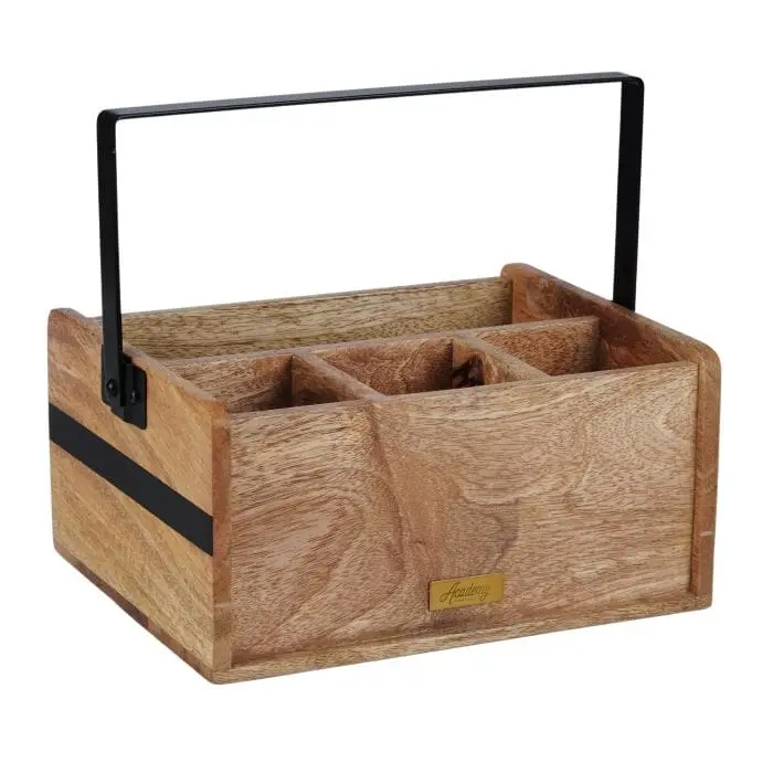Academy James Condiment Caddy – Multi-Compartment Kitchen Organizer 1