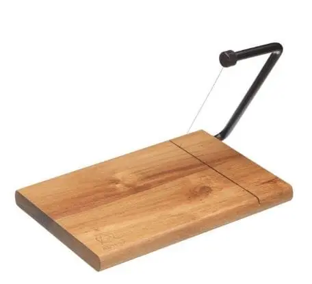 Artesa Traditional Wooden Cheese Board With Slicer – 27X19Cm, Gift Boxed 1