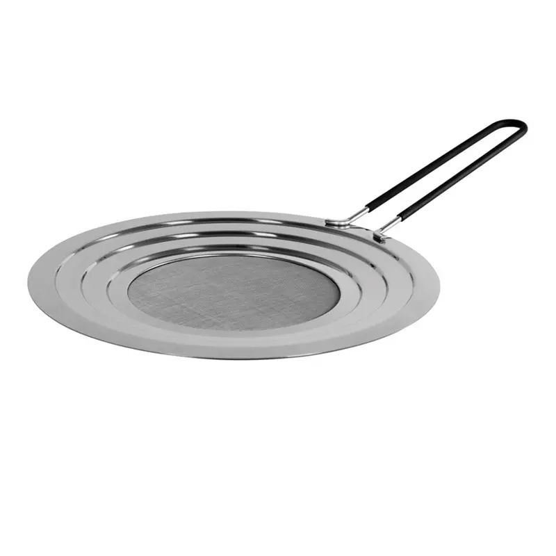 Avanti 32Cm Stainless Steel Splatter Guard With Heat-Resistant Handle 1