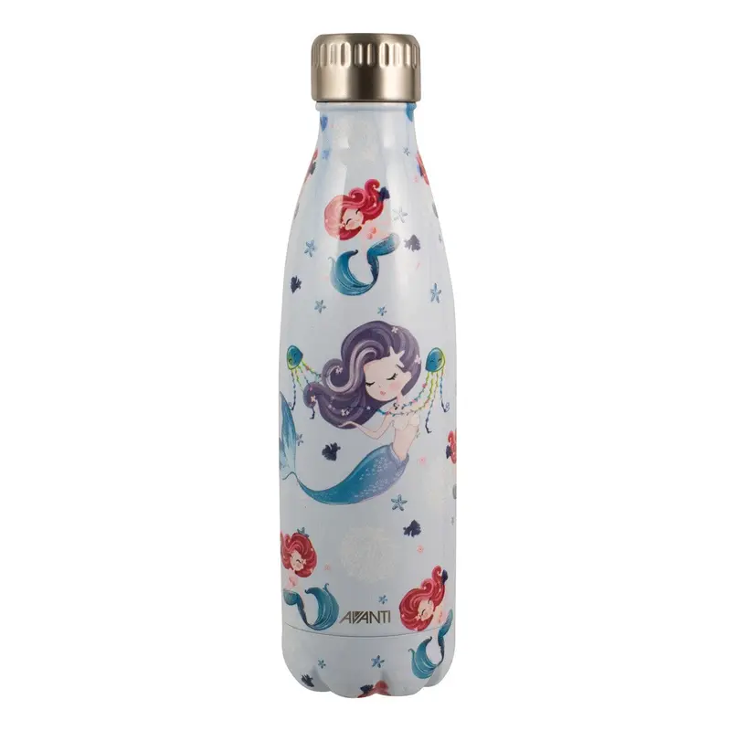 Avanti 500 Ml Vacuum-Insulated Fluid Bottle – Mermaid Melody Design 1
