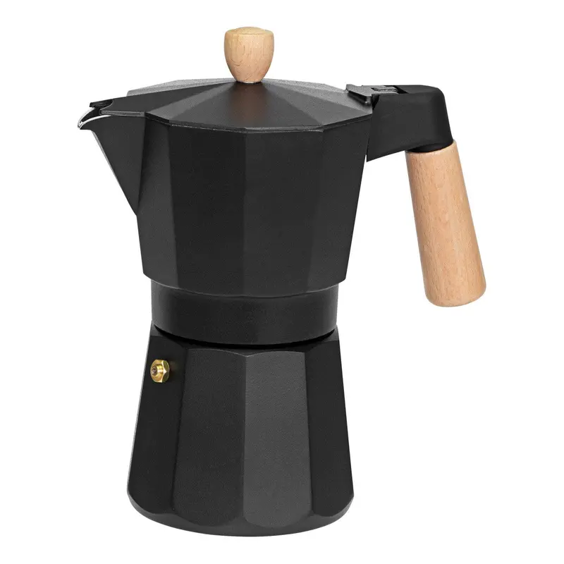 Avanti Malmo 6-Cup Espresso Maker – Stovetop Italian-Style Coffee Brewer In Black 1