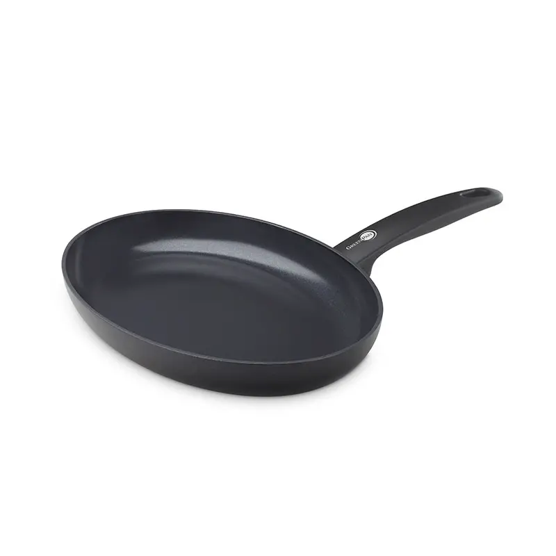 Cambridge Non-Stick Fish Pan – 33 X 23Cm Rectangular Black Griddle Pan 1