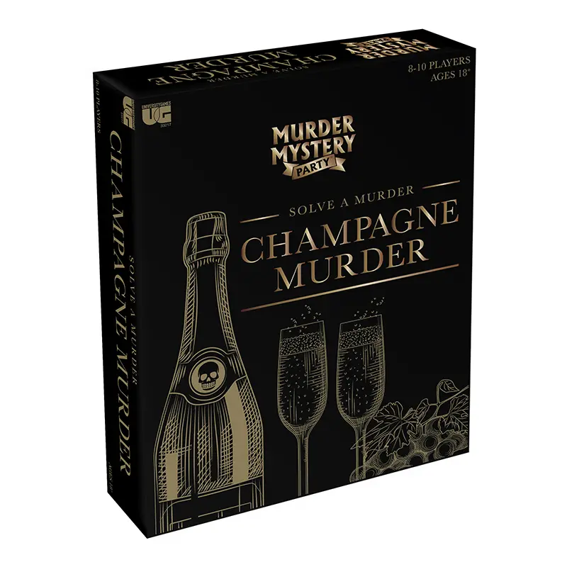 Champagne Murders Mystery Board Game – Whodunit Party Game 1