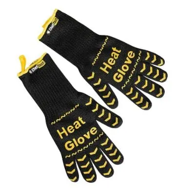Cheftech Heat-Resistant Glove – Yellow & Black Safety Design 1