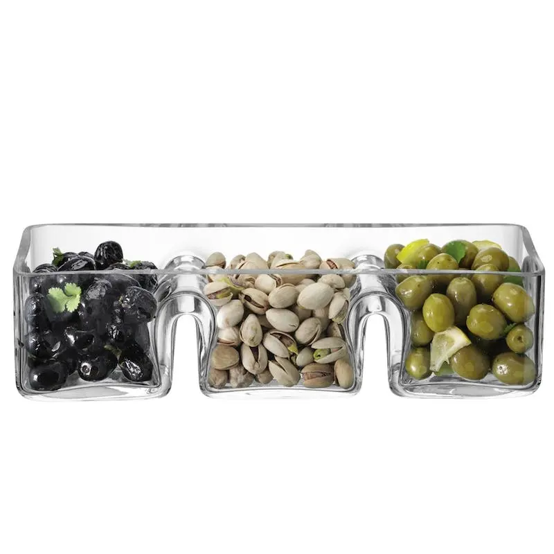 Clear Serve Trio Serving Dish – 30Cm Diameter 1