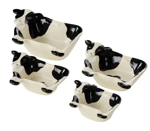 Davis & Waddell Homestead Black-And-White Measuring Cup Set 1