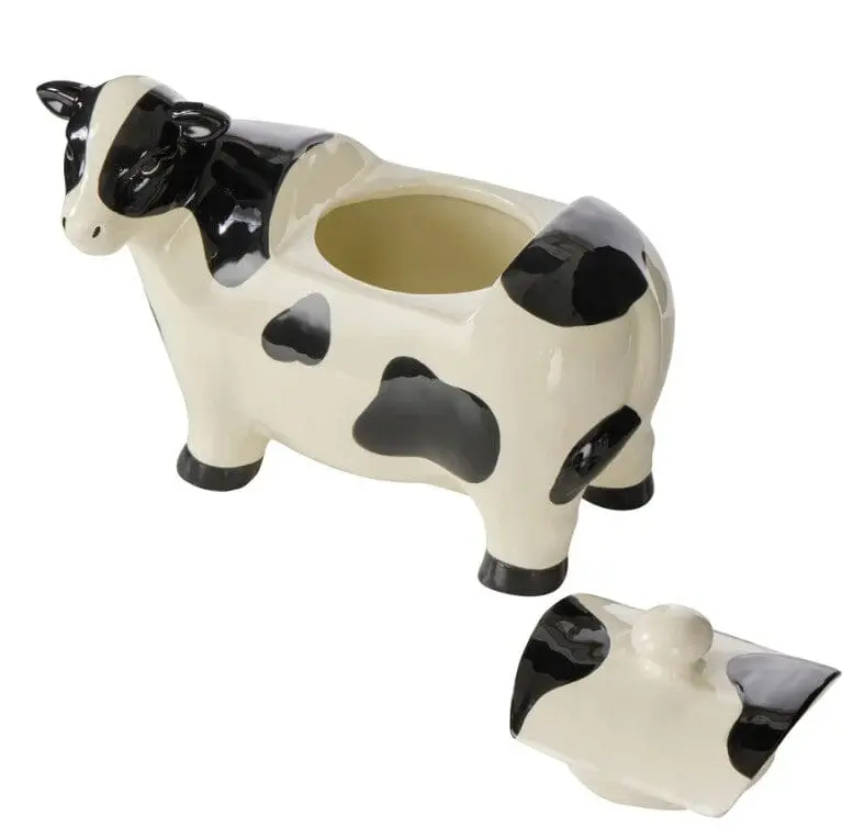 Davis & Waddell Homestead Friesian Black-And-White Storage Jar – Farmhouse Chic 1