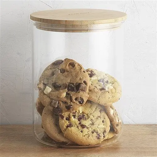 Ecology Pantry Airtight Round Biscuit Storage Jar – 3 Litre Capacity 1