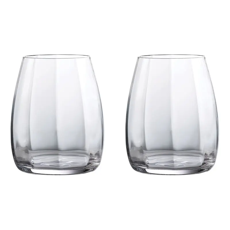 Elegance Optic Clear Pair Of Drinking Tumblers 1