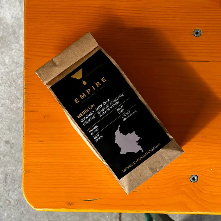 Empire Coffee Colombia Single-Origin Whole Bean – Bright & Fruity Washed Profile 1