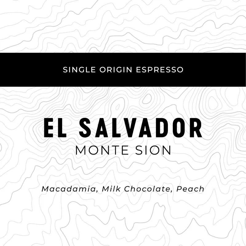 Espresso Workshop Monte Sion – El Salvador Single-Origin Espresso Beans 1