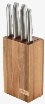 Furi Pro 5-Piece Acacia Knife Block Set 1