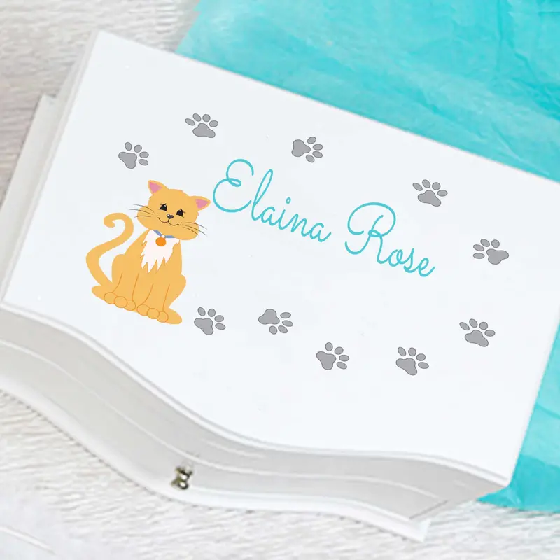 Girls’ Jewelry Box Featuring Custom Pet Breed Design 1
