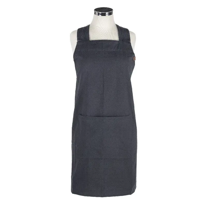Grand Designs Throsby Japanese-Style Apron – Cool Grey Linen-Blend Chef Apron (98X75Cm) 1