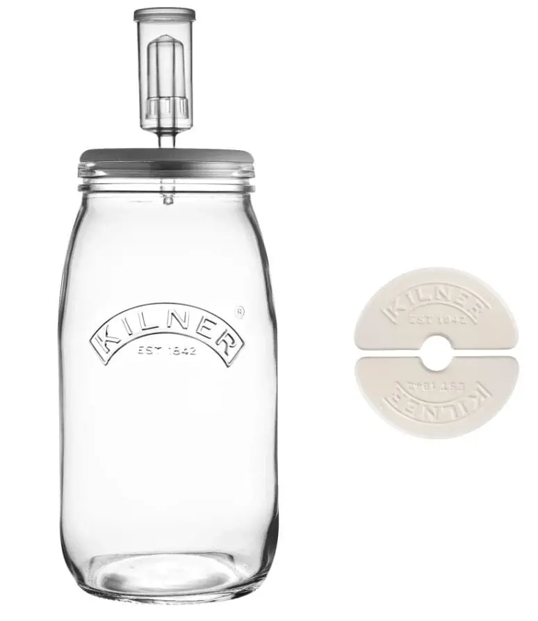 Kilner 3-Litre Fermentation Kit With Airlock And Weights 1