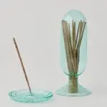 Klein Fig-Scented Incense Gift Set – Cloche Display With 50 Sticks & Holder 1