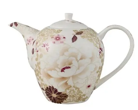 Maxwell & Williams Kimono White Ceramic Teapot (1.1L) 1