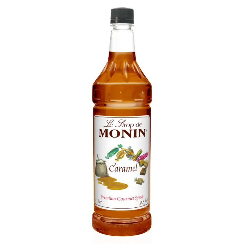 Monin Caramel Flavour Syrup – 1L Professional Grade 1