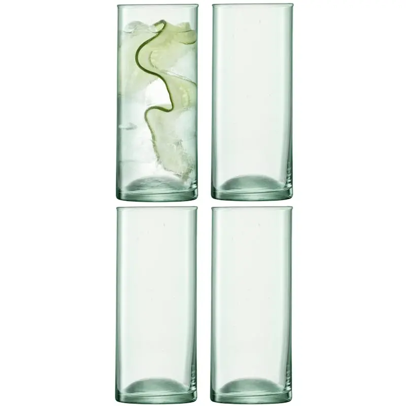 Set Of 4 Clear Canopy Beer Glasses – 520Ml Each 1