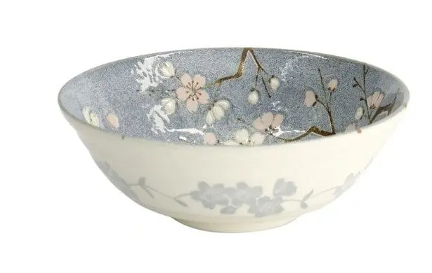 Tokyo Design Studio Fujisakura Ramen Bowl – 21 Cm, Textured Grey Ceramic 1