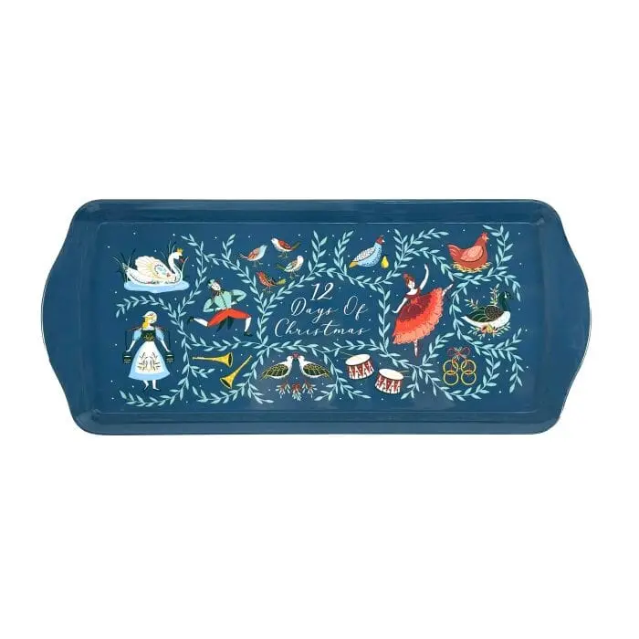 Ulster Weavers 12 Days Of Christmas Mini Serving Tray – 39 X 17 X 3 Cm 1