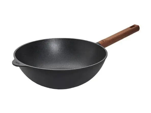 Woll Eco Logic 28Cm Wok With Wooden Handle 1